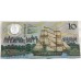 AUSTRALIA 1988 . TEN 10 DOLLARS BANKNOTE . FRASER/JOHNSTON . LAST PREFIX AB33